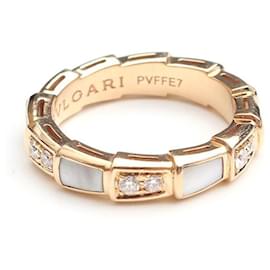 Bulgari Serpenti Viper Ring aus Roségold mit Diamanten