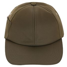 Jacquemus Cappellino da baseball in nylon khaki Ovali