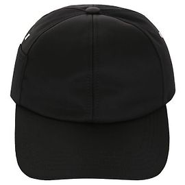 Jacquemus Cappellino ovale nero in nylon