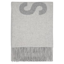 Wollschal mit Fransen-Logo - Jacquemus
