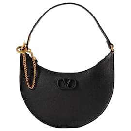 Valentino Borsa hobo mini in pelle di vitello con logo distintivo