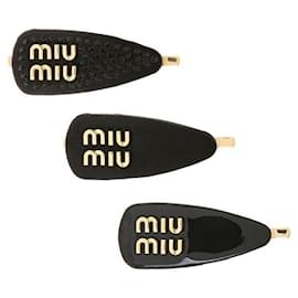 Logo Hair Clip Set - Miu Miu