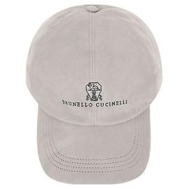 Brunello Cucinelli Cappellino da baseball ricamato con logo