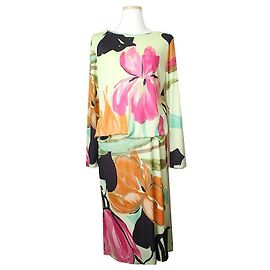 Etro Completo top gonna stampa giallo verde