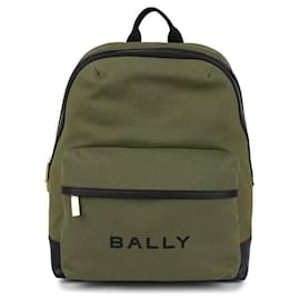 Zaino con zip e stampa logo - Bally