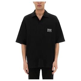 T-Shirt aus Baumwolljersey mit kurzen Ärmeln - Versace