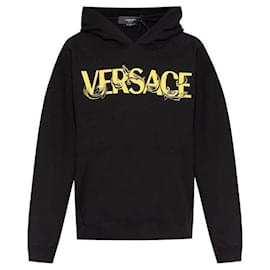 Hoodie mit Silhouette-Logo - Versace