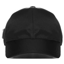 Prada Nylon Triangle Logo Baseball Cap