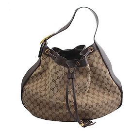 Gucci Grande borsa hobo in jacquard con logo GG