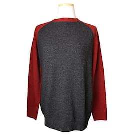 Tricot en cachemire et laine bicolore - Hermès