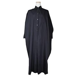 Vestido camisa azul medianoche Jil Sander