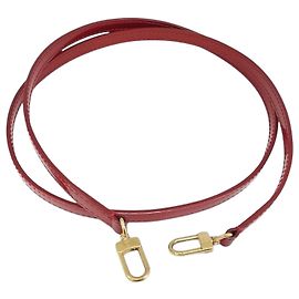 Louis Vuitton Pendentif Vernis Bourgogne avec Sangle Dorée