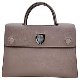 Borsa a tracolla piccola a pois Diorama con manico superiore