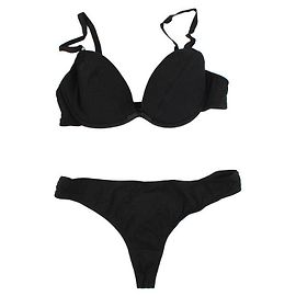Dolce & Gabbana Conjunto de ropa interior negra