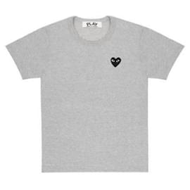 Kurzarm-T-Shirt mit schwarzem Herz-Patch AX - Comme Des Garcons