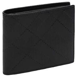 Burberry Carteira bi-fold com estampa em relevo
