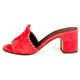 Loro Piana Mules de Ante Encantadoras para Mujeres - Verano