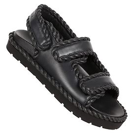 Bottega Veneta Jack Flat Slingback Sandals