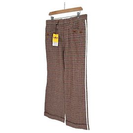 Pantaloni in lana a quadri Horsebit da uomo Gucci Adidas