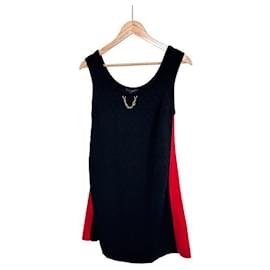 Louis Vuitton Vestido de seda deportivo con tirantes y monograma en relieve Biar para mujeres de lujo