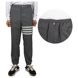 Thom Browne Pantaloni da jogging con cordino alla caviglia