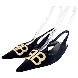 Slingback in Velluto Balenciaga