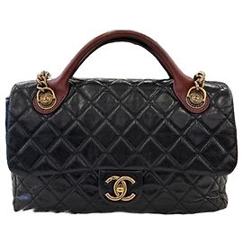 Chanel Serie di borse in pelle vintage Castle Lock