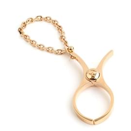 Rose Gold Keychain and Glove Holder - Hermès