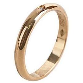 Cartier Ehering aus Gelbgold mit Diamant - Größe