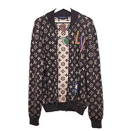 Louis Vuitton NBA Grafik Bomberjacke
