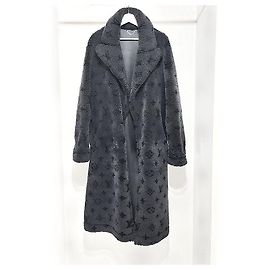 Louis Vuitton Virgil Abloh Monogram Shearling Coat