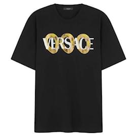 Maxi Kettenlogo T-Shirt - Versace