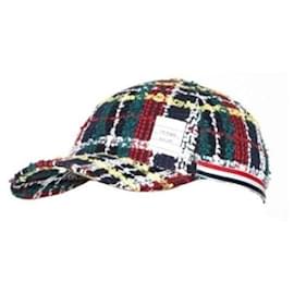 Classic Hunting Tartan Tweed Cap - Thom Browne