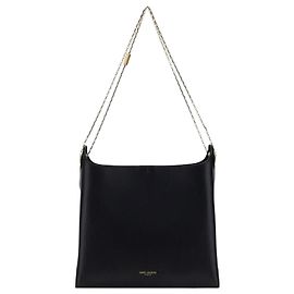Saint Laurent Flache Ketten-Schultertasche AADQH