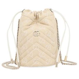 Gucci Borsa a secchiello GG Marmont Piccola Monogramma