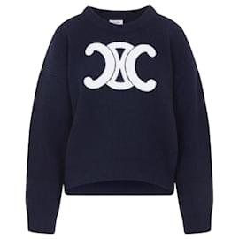 Rippstrick Rundhals Pullover - Céline