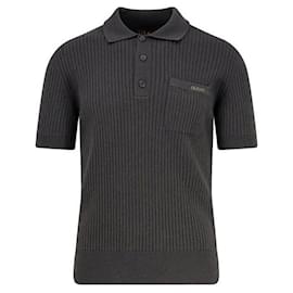 Polo aus Rippstrick aus Kaschmir und Wolle - Gucci