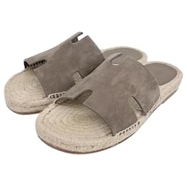 Pantofole Espadrille Antigua in Camoscio Hermès