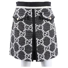 Falda de tweed Gucci