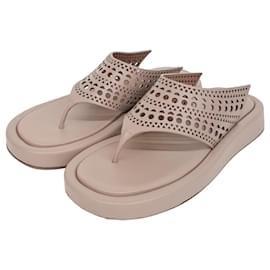 Alaïa Infradito tagliato al laser Alaia