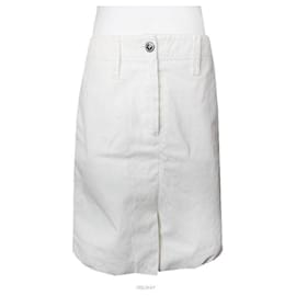 Falda vaquera blanca - Chanel