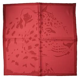 Foulard Petit in Seta Rosso Mattone - Cartier
