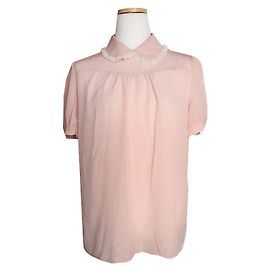 Miu Miu Indie Rosa Seidenbluse