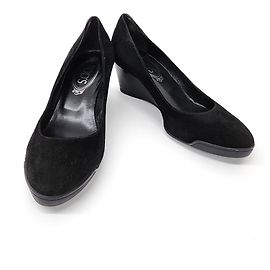Scarpe con zeppa in suede Tod's