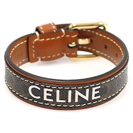 Bracciale da Donna in Pelle di Vitello Tan Triope - Céline
