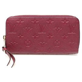 Louis Vuitton Langer Zippy Geldbeutel Monogram Empreinte Raisin