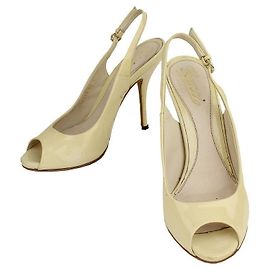 Gucci Slingback in vernice crema