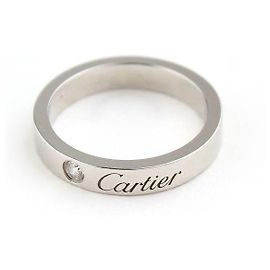 Cartier Platin-Diamantring US-Größe