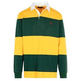 Ralph Lauren Camiseta de Rugby Listrada Ajuste Clássico