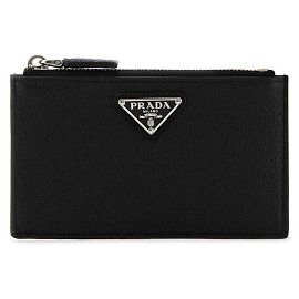 Prada Portacarte in pelle con zip